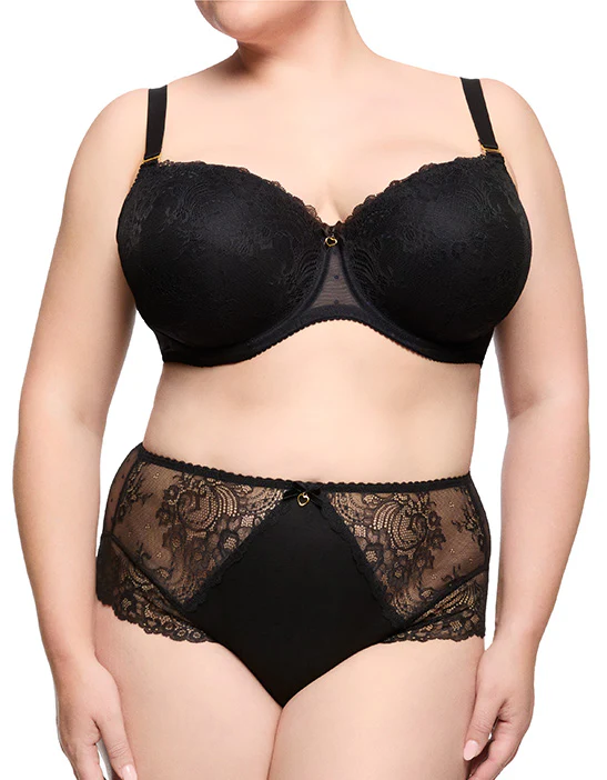 Fiamma Full Figure Plunge Bra - Black - Image 3