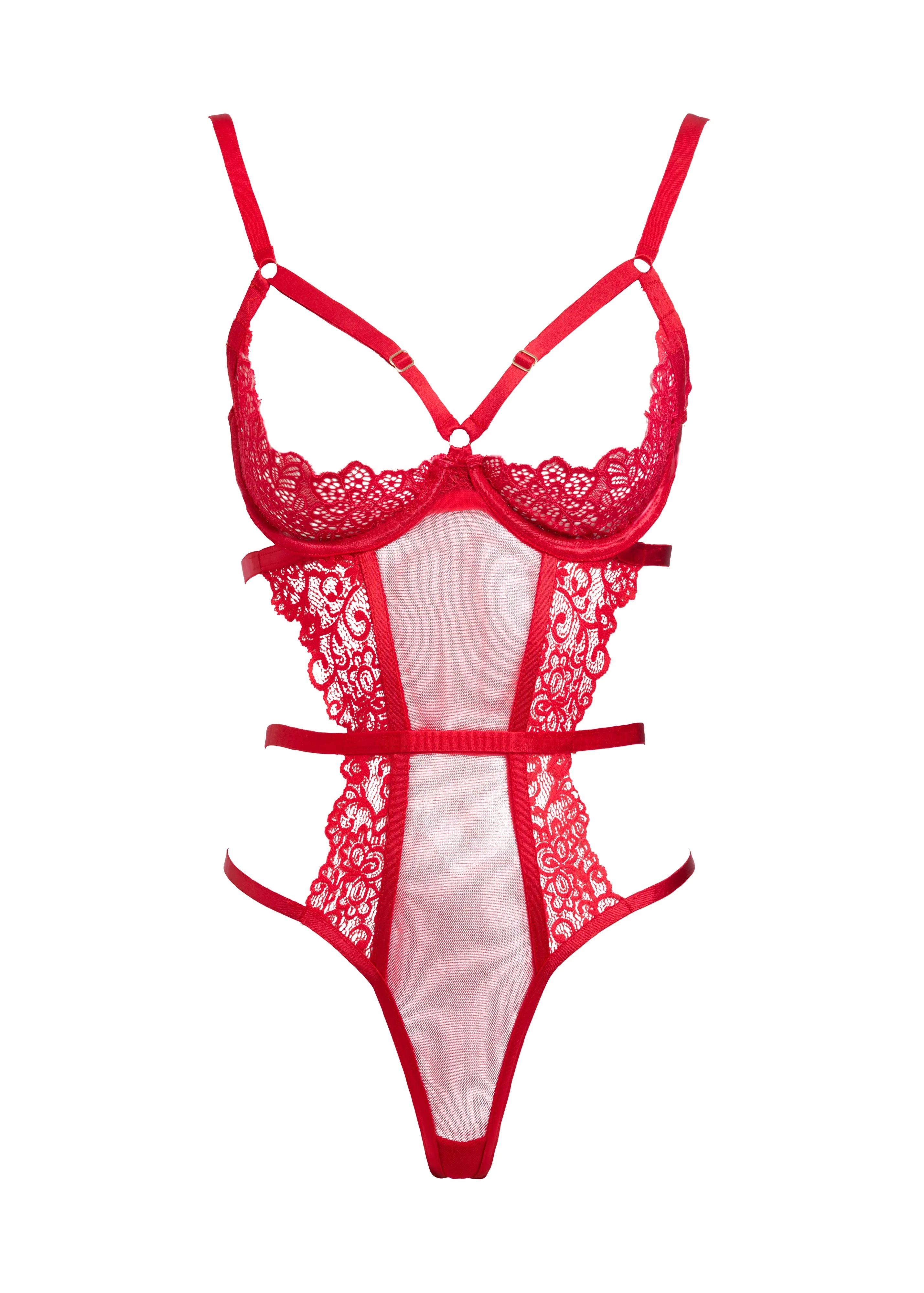 Madame XXX Bodysuit - Flame - Image 3