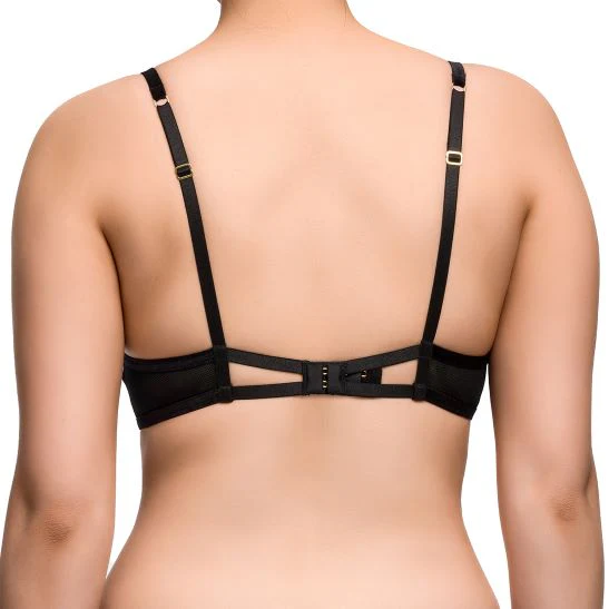 Novelteese Plunge Bra - Black - Image 3