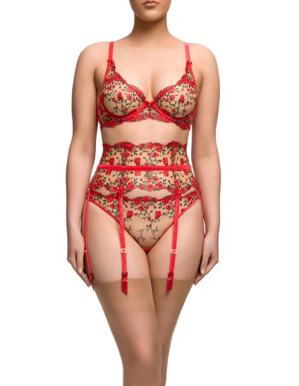 Rosewyn Suspender - Flame - Image 3
